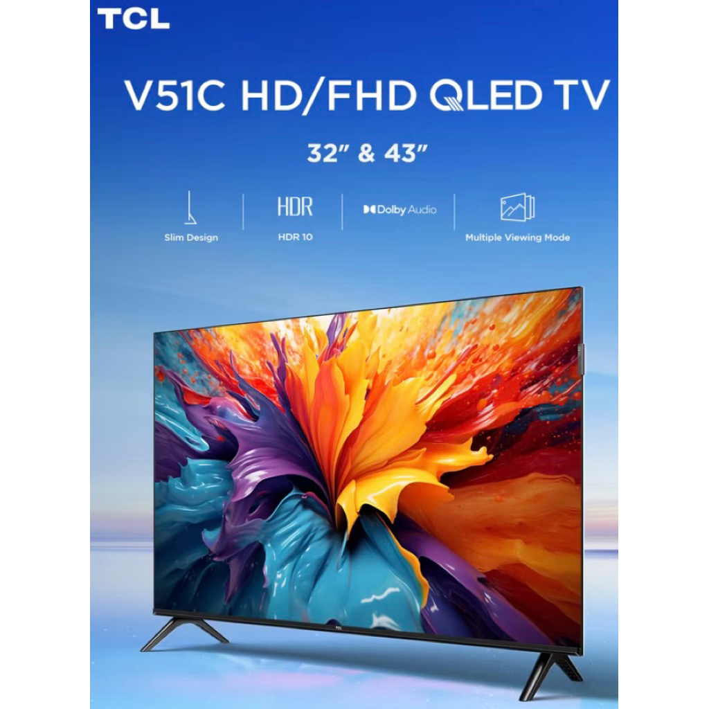 TCL 32V51C QLED TV FHD 32 INCH / TCL QLED FHD 32 INCH 32V51C