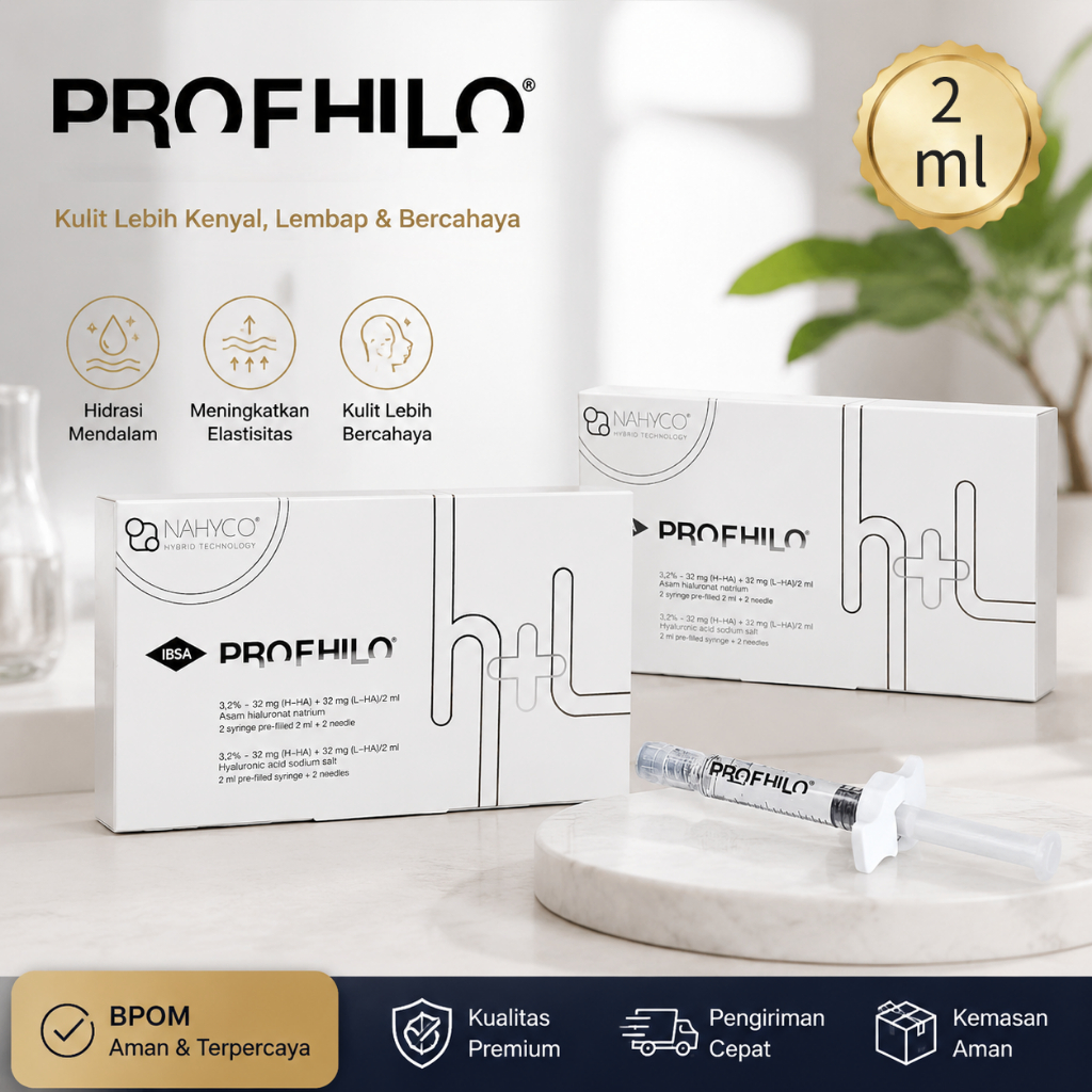Profhilo Skin Booster Peningkat Kualitas Kulit Wajah Glowing Lembap Kenyal