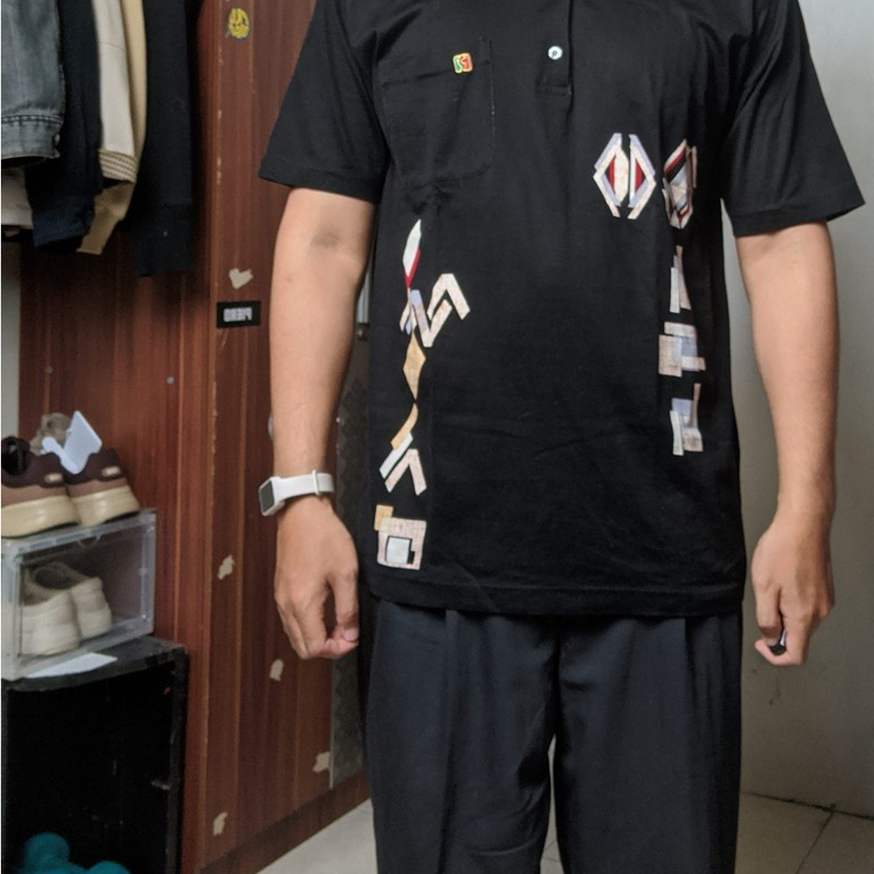 Polo Shirt Rossini Black size "M"