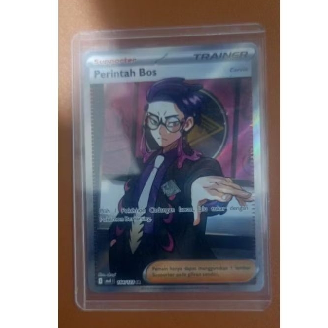Perintah Bos Trainer Corvin 164/123 SR Ledakan Peniada Pokemon Indonesia