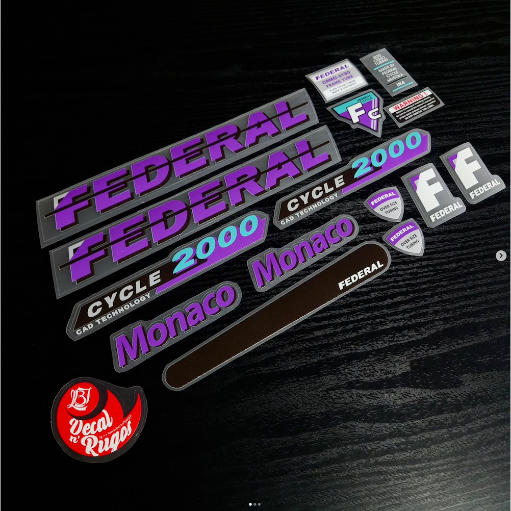 Decal Stiker Federal Monaco Lady