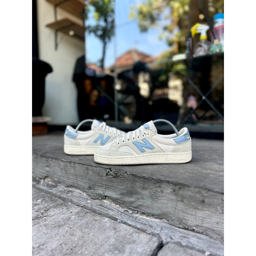 NB PRO COURT WHITE LIGHT BLUE