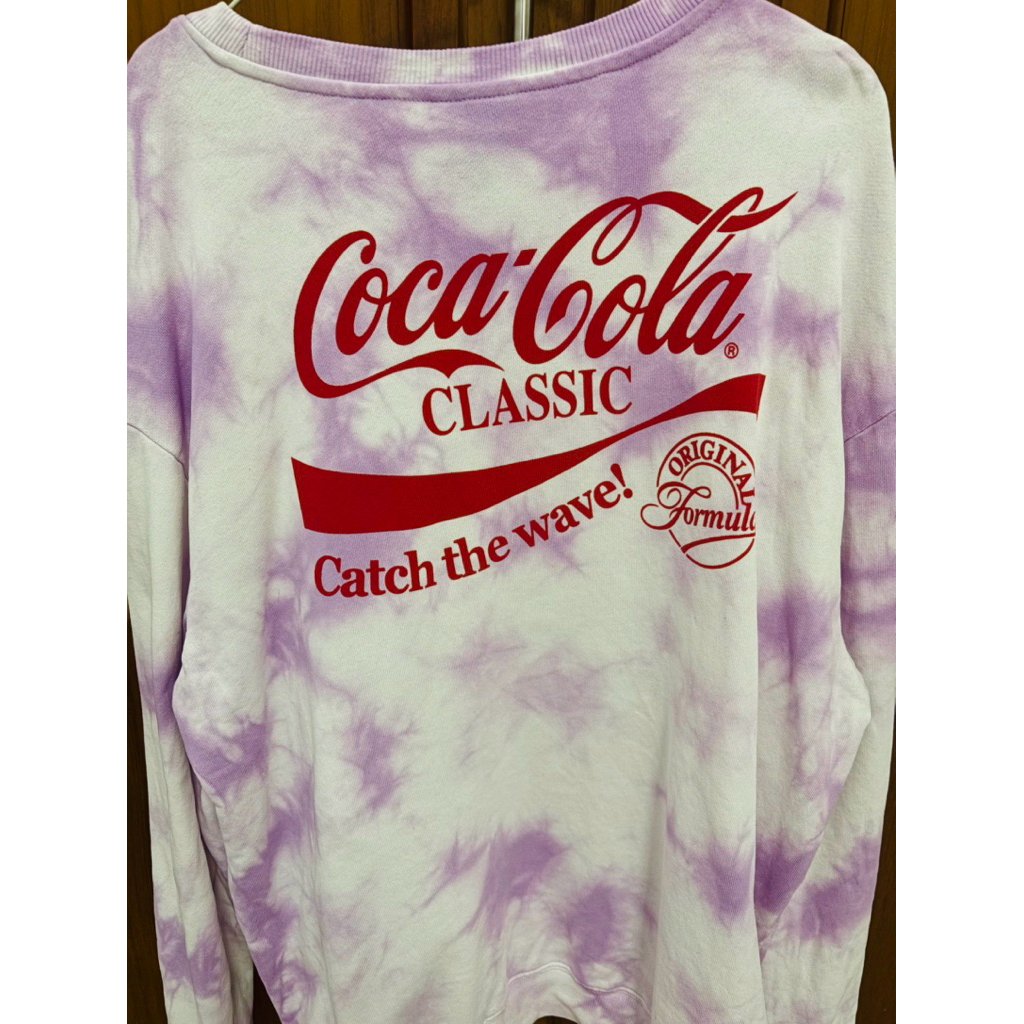 H&M Tie Dye Coca Cola Hoodie Sweater