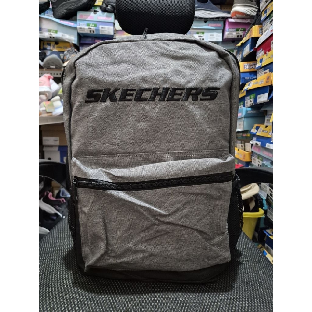 Tas Ransel Skechers Weekend Grey Backpack Original