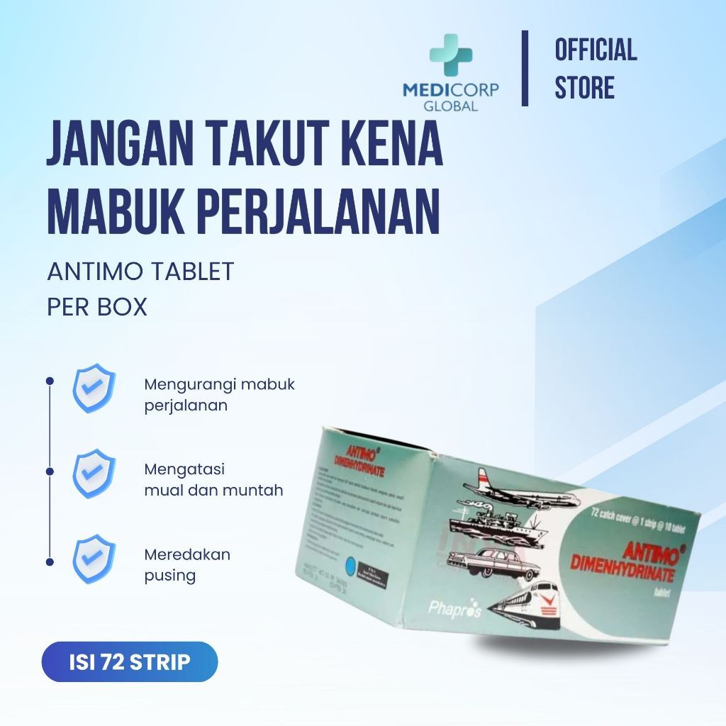 Antimo Tablet (Box Isi 72Strip)