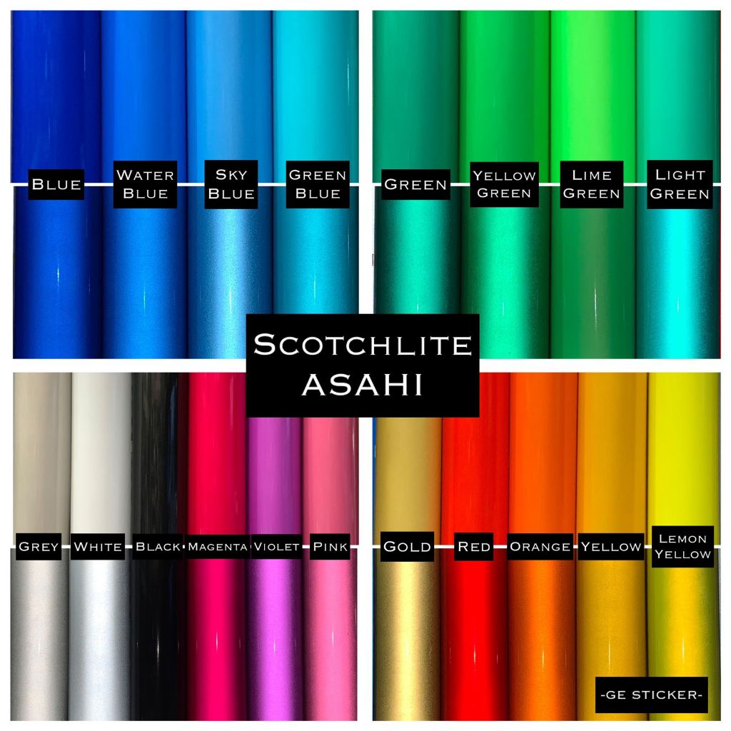 REFLECTIVE SHEETING REFLEKTIF STIKER STICKER ASAHI 60CM X 100CM