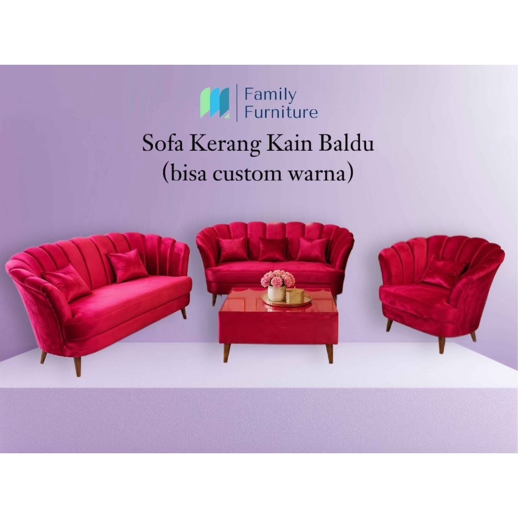 Sofa Kerang Kain Baldu (HK, Y.USS )