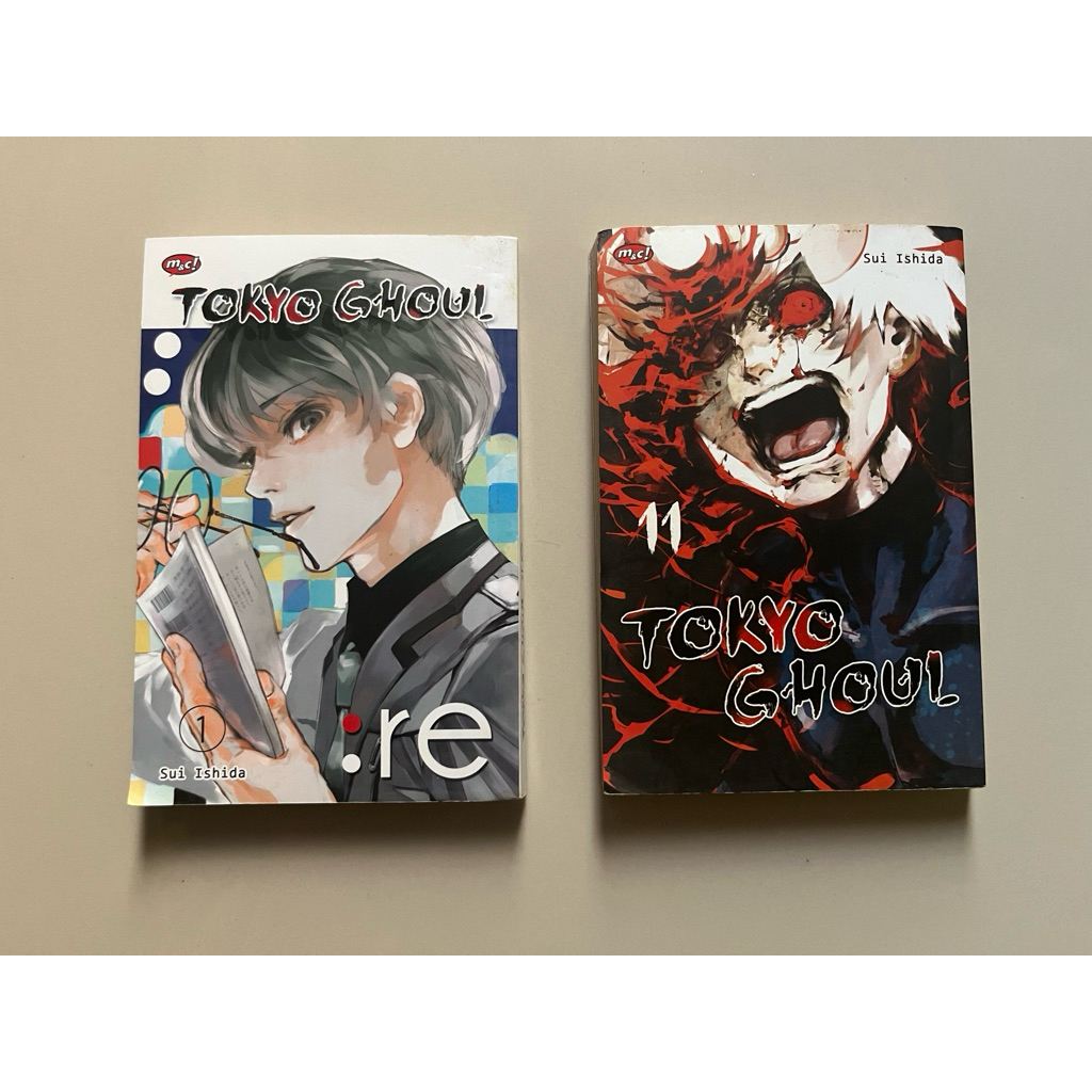 [PRELOVED] Komik Manga Tokyo Ghoul Vol. 11 & Tokyo Ghoul:RE Vol. 1 Sui Ishida Bahasa Indonesia