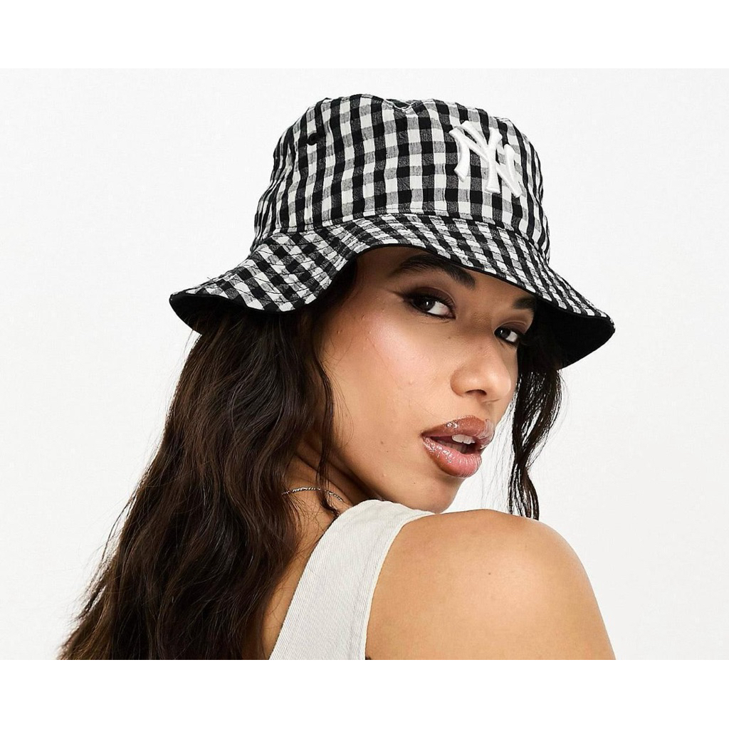bucket hat New Era logo NY