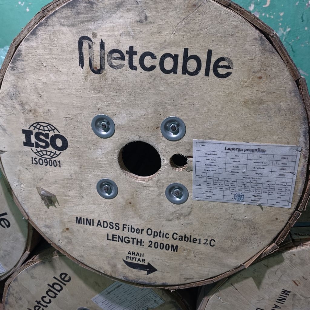 Kabel Mini Adss 12 Core Netcable