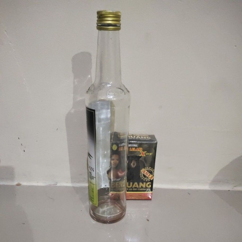 Botol kaca kosong tukar uang