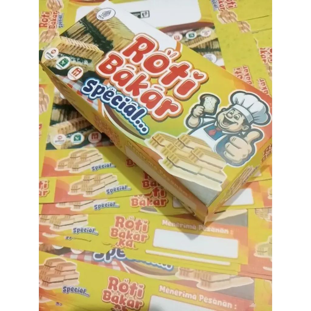 box roti bakar dus roti bakar kemasan roti bakar