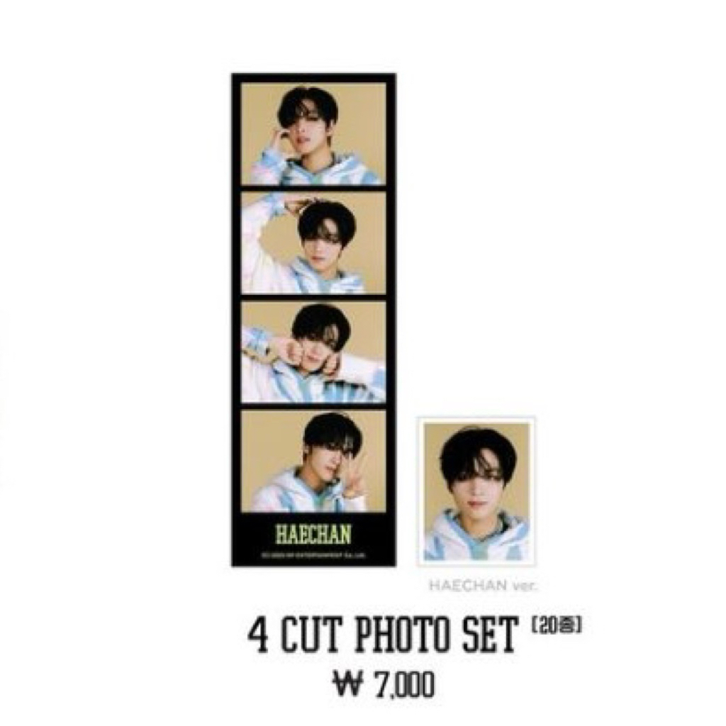 NCT HAECHAN 4CUT PHOTO SET NCT NATION