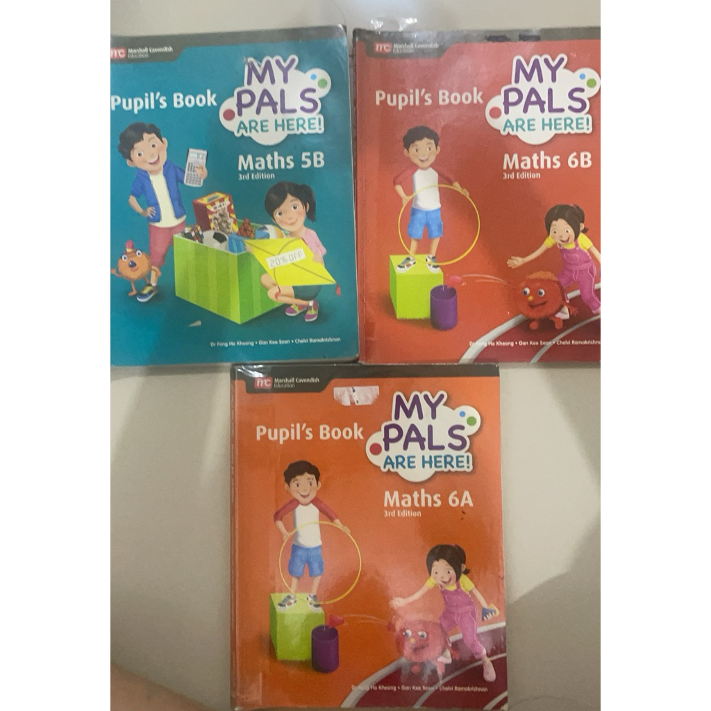 MY Pals Are Here Math pupil’s Book 5B 6A 6B