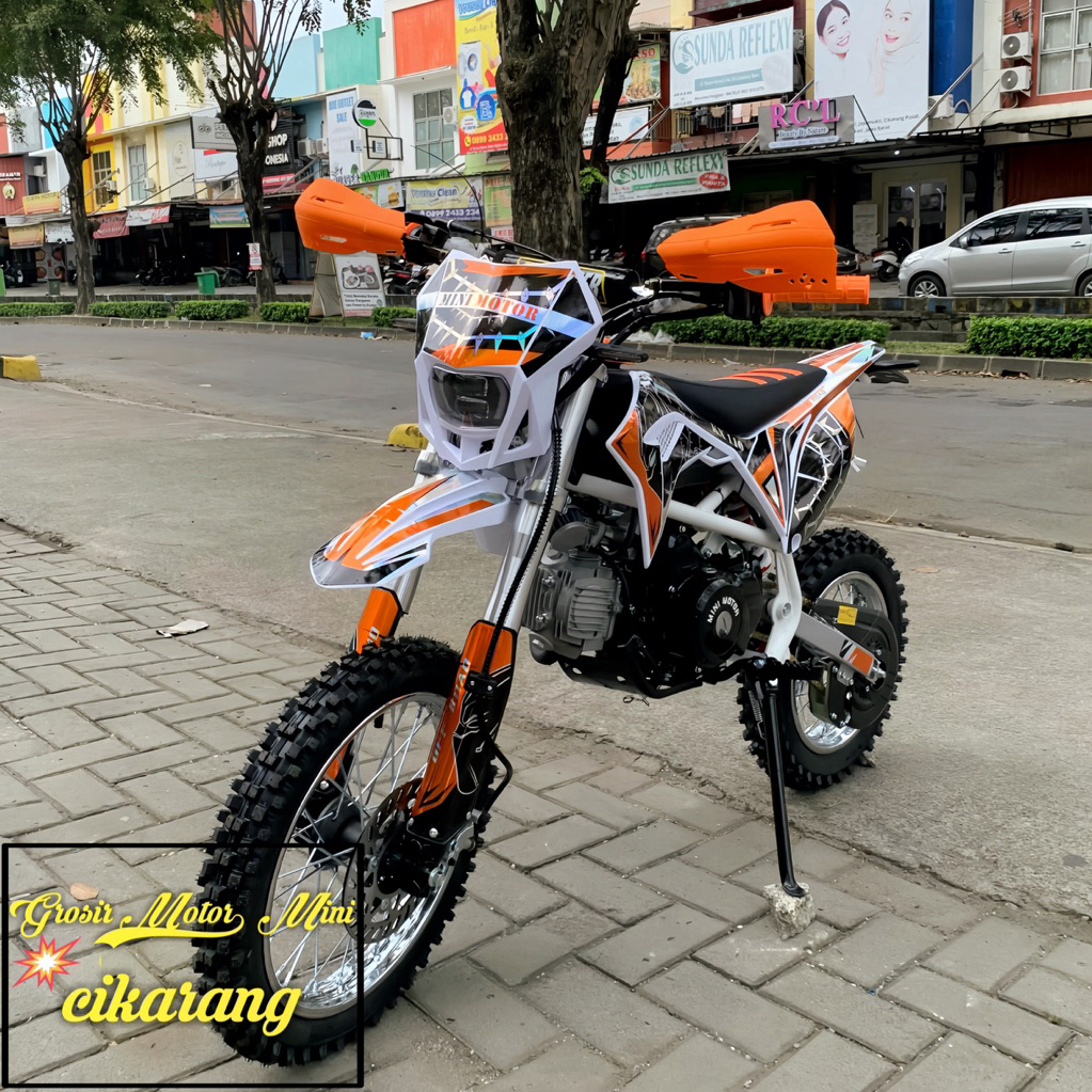 MOTOR MINI TRAIL 110CC MATIC KX RING 14/12 MESIN 4TAK