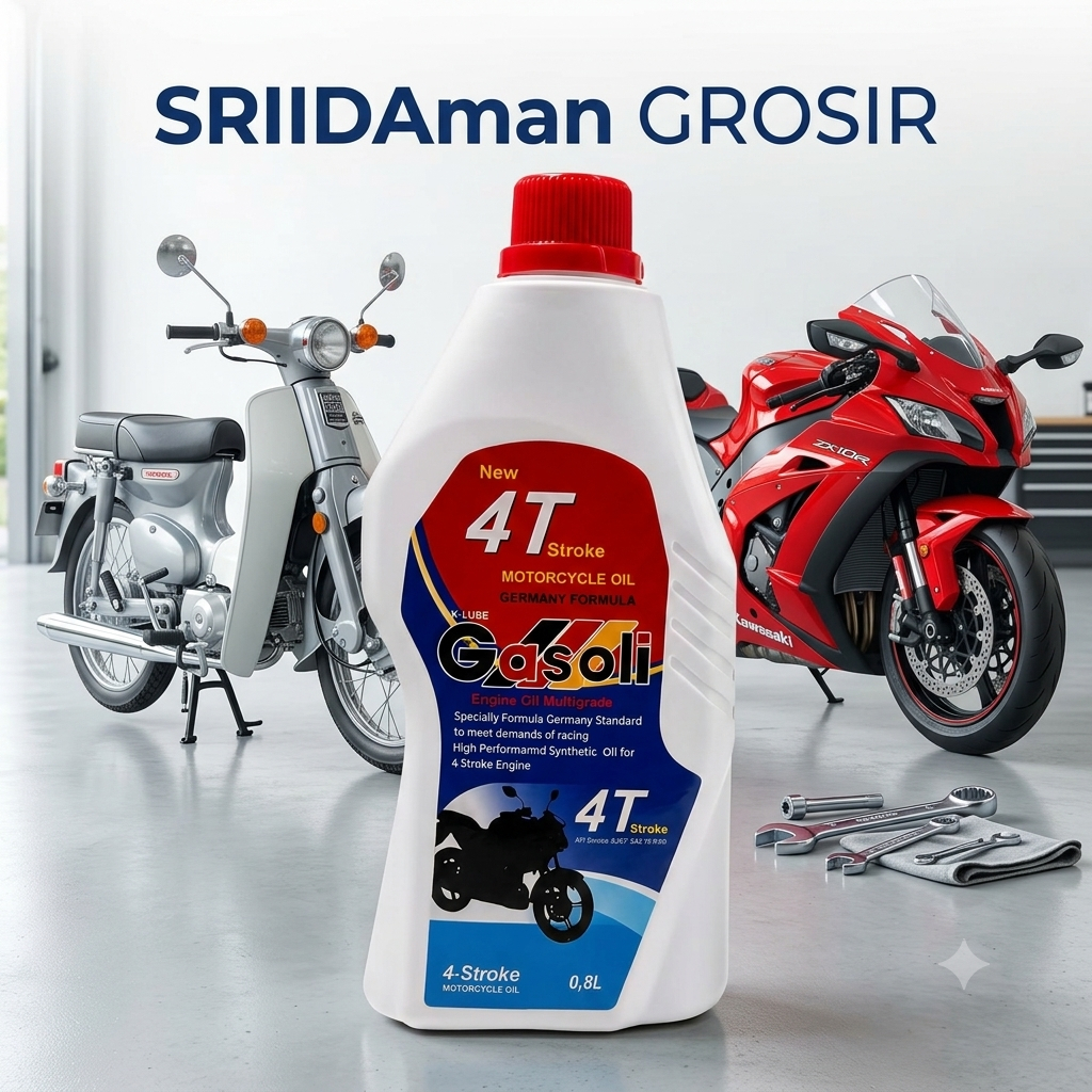 OLI OIL GASOLI 4T STROKE  20W/50 0.8 L ALL MOTOR SPORT BEBEK / OLI SPORT BEBEK motorcycle oil German