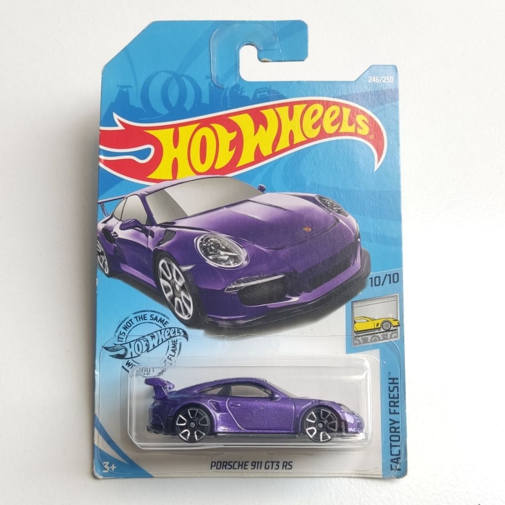 Hot Wheels Porsche 911 GT3 RS Purple Free Protektor - HW FACTORY FRESH