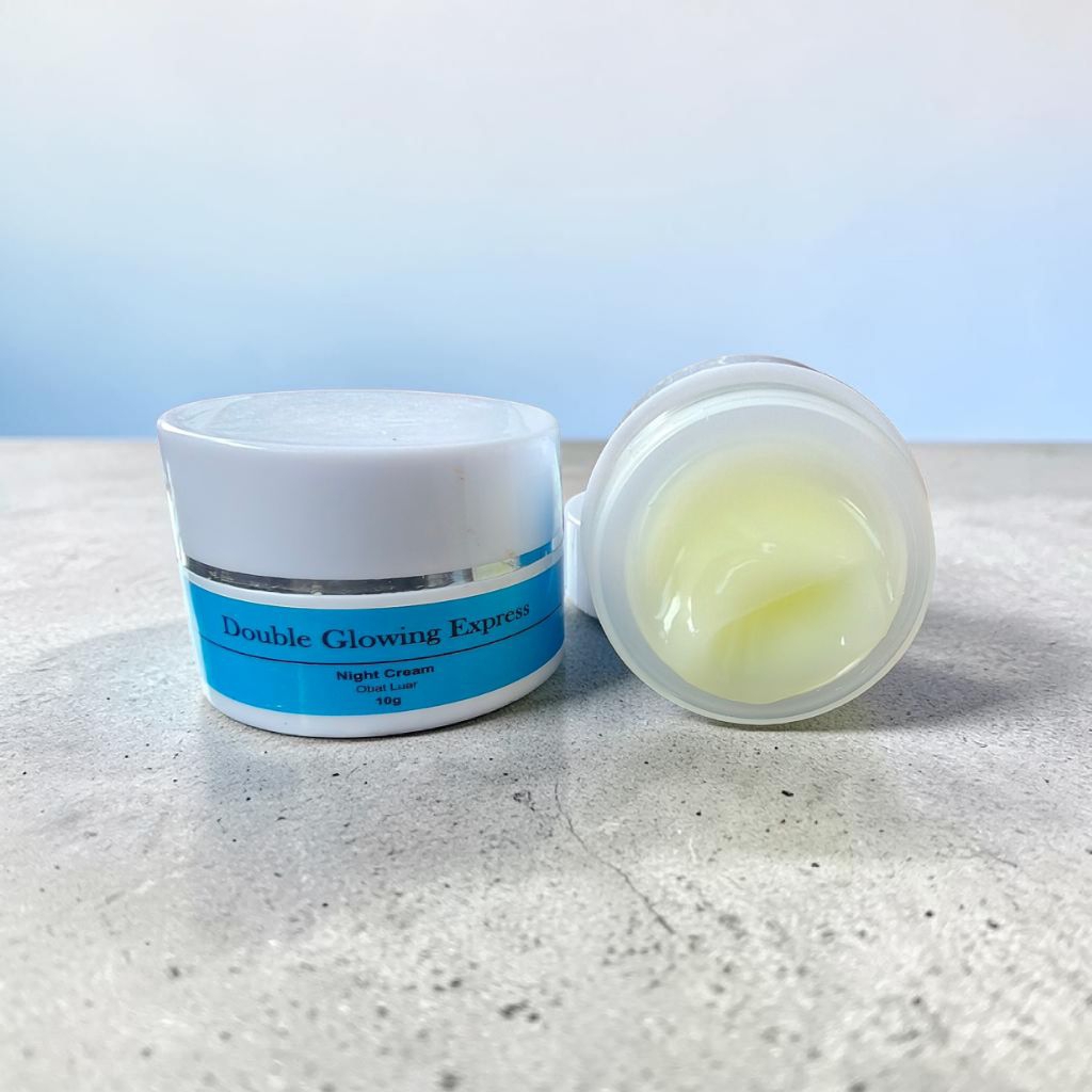 [VELOURALUXE] CREAM MALAM BPOM DOUBLE GLOWING EXPRESS || OILY SKIN BRUNTUSAN