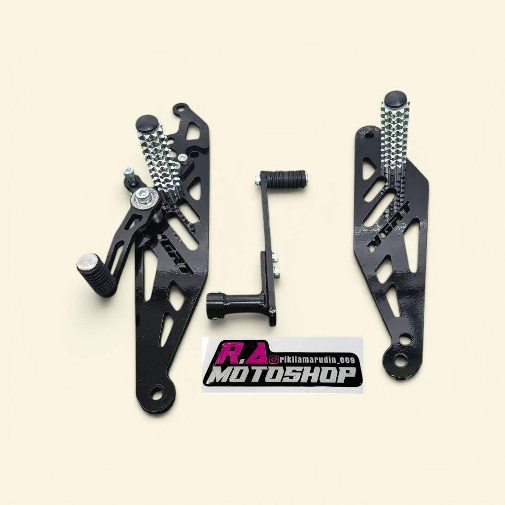 Footstep Underbone Plat Besi NGRT Satria F150 Karbu / injeksi Original NGRT