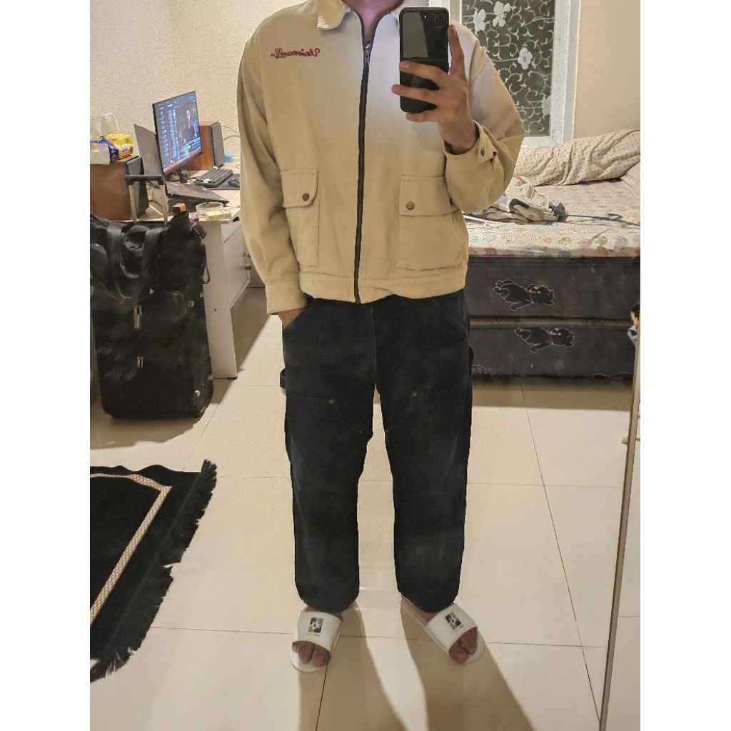 Cream Work Jacket by UNIONWELL