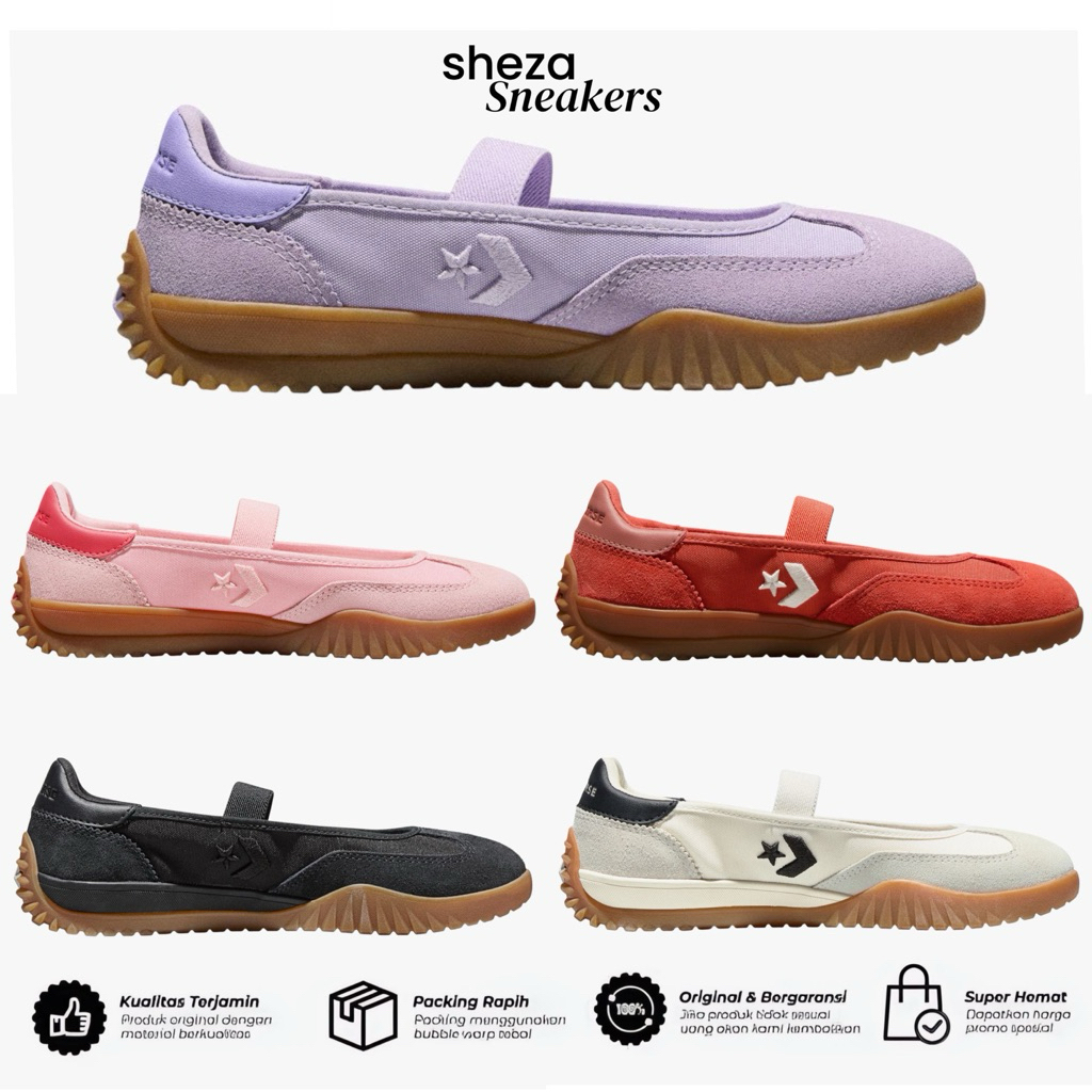 Sepatu Converse Run Star Trainer Ballet Flat