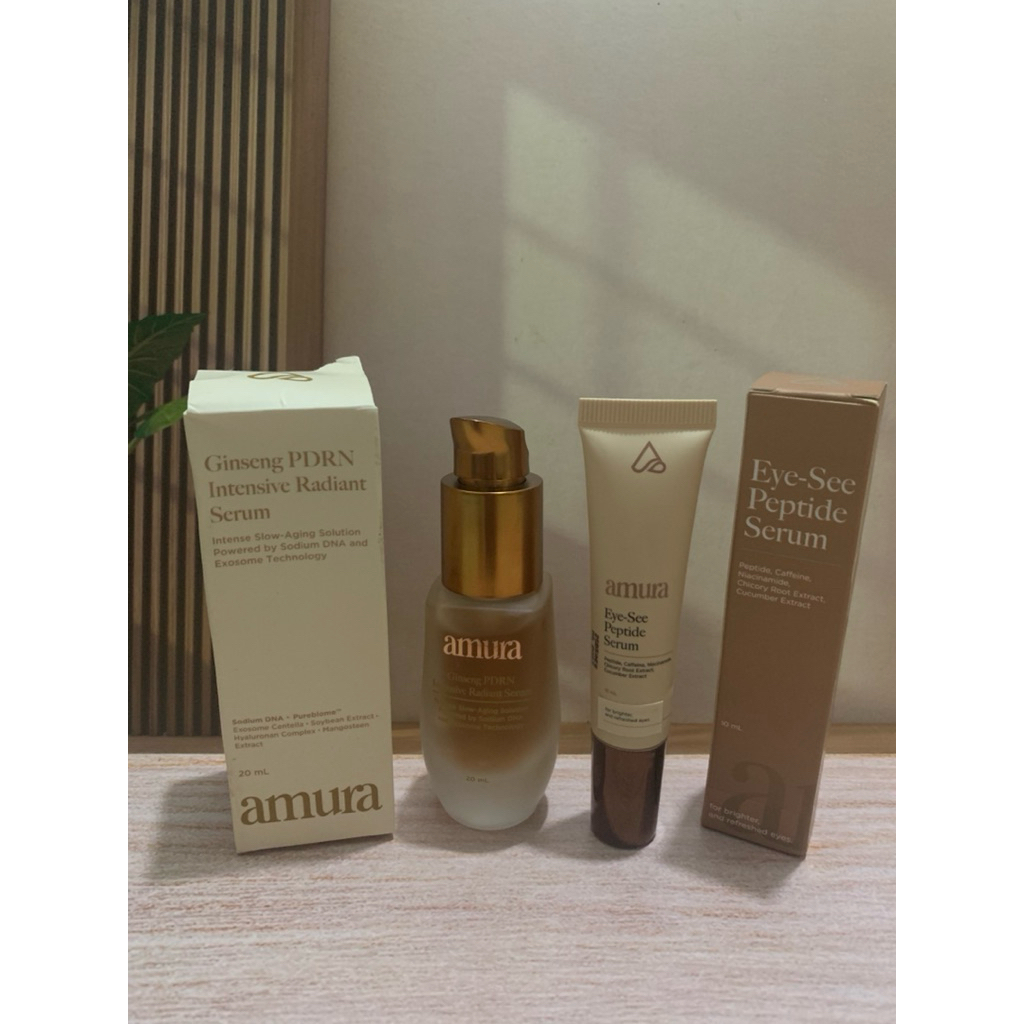 Bundling Serum PDRN Amura & Peptide Eye Serum Amura