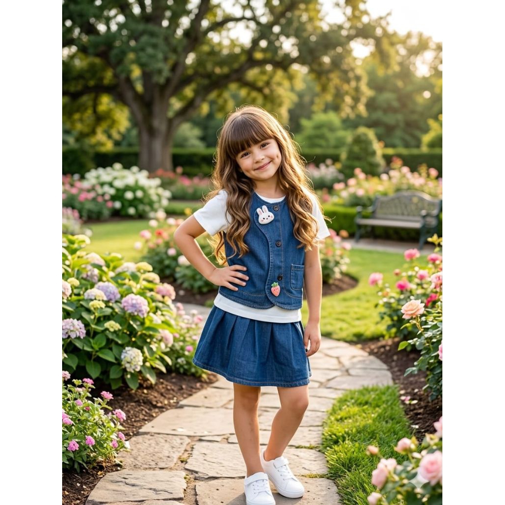 (COD) 2-7 Tahun Setelan Rabbit 3 in 1/ Baju anak Perempuan Import / Baju anak Keren// Kado Ulang Tah