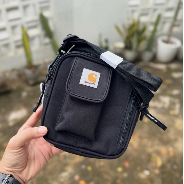 Carhartt Small Essentials Bag Black Original Resmi