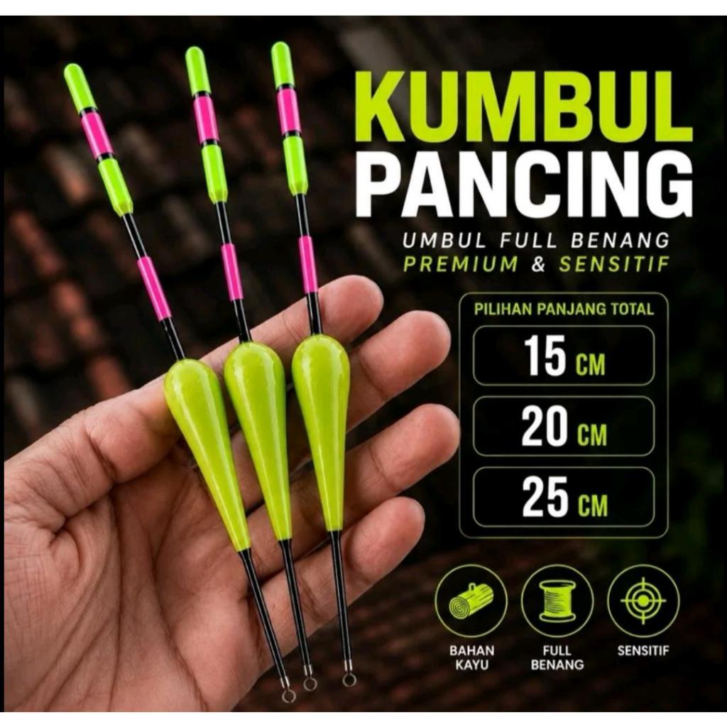 Pelampung Pancing Kumbul bahan kayu balsa Termurah