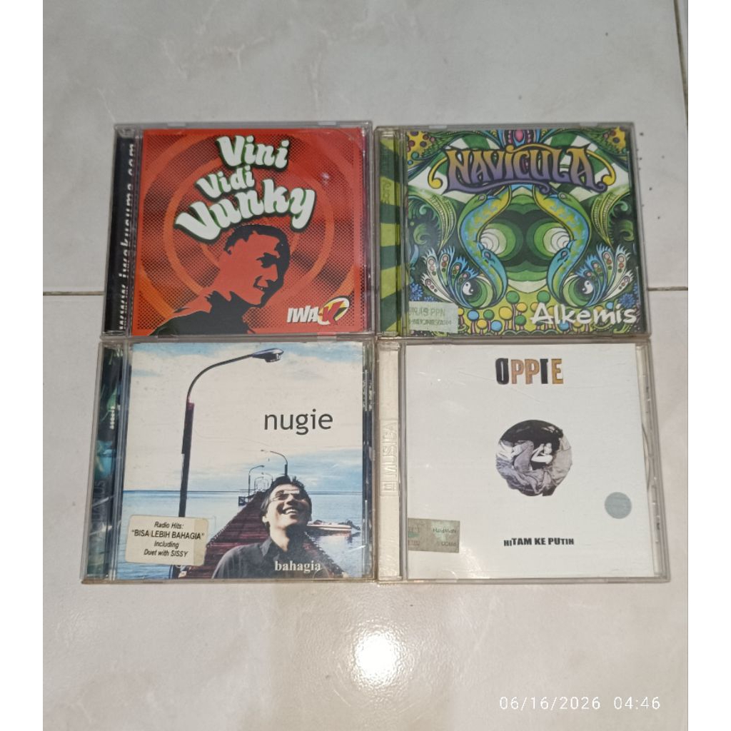 cd IWA K-Vini, Vidi, Vunky (4) / NAVICULA-Alkemis / NUGIE-Bahagia (3) / OPPIE ANDARESTA-Hitam Ke Put