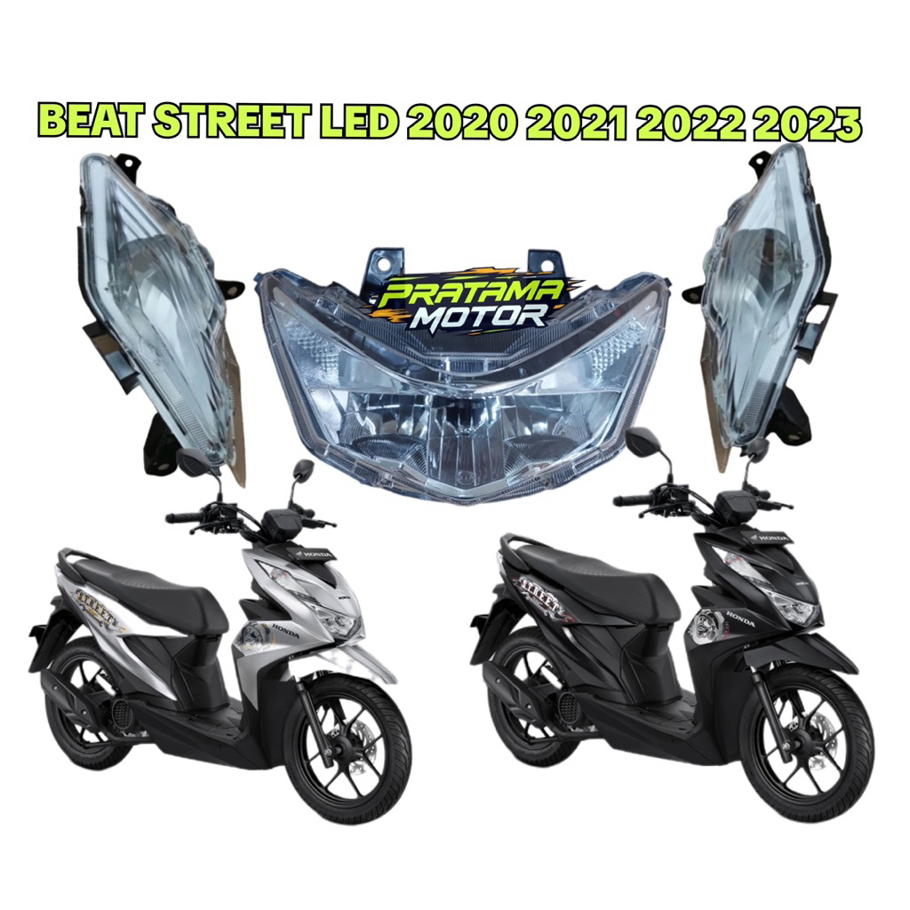 Reflektor Lampu Depan Beat Street Led 2020 2021 2022 2023