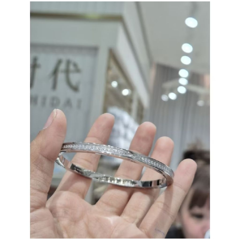 Gelang Bangle Platinum Asli