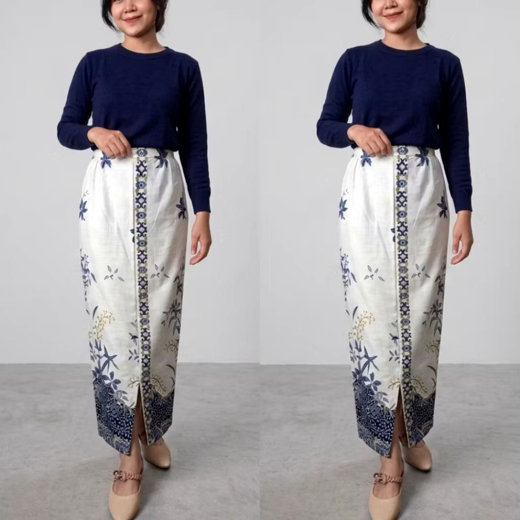 ROK SPAN BATIK BAWAHAN KEBAYA  M L XL XXL