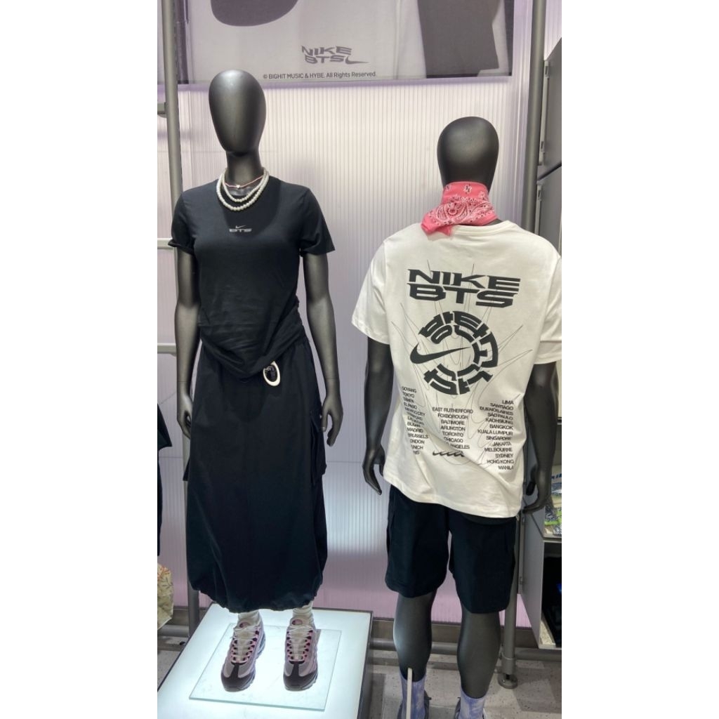 Official T-Shirt Nike X BTS White