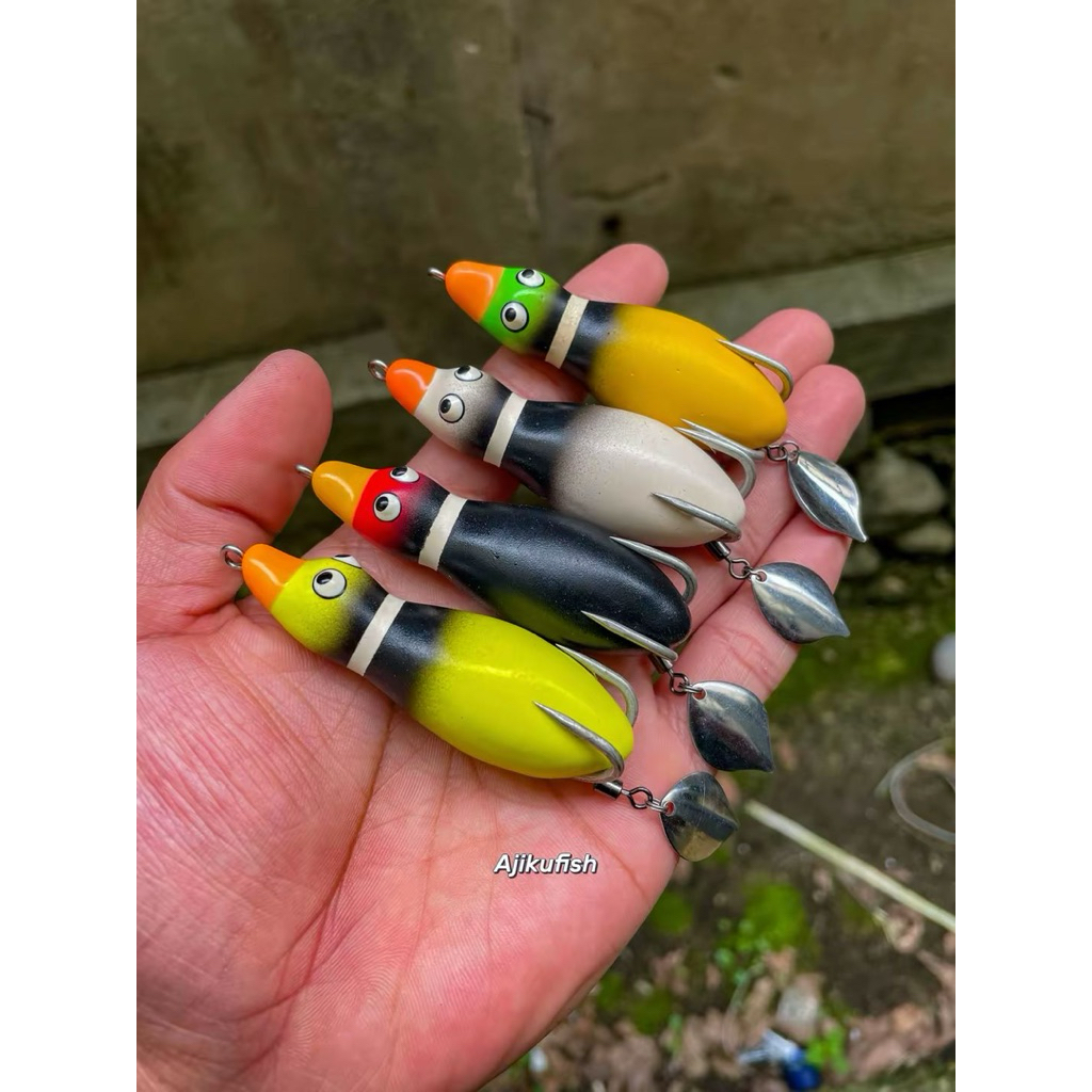 softfrog bebek blibis umpan casting gabus 7CM