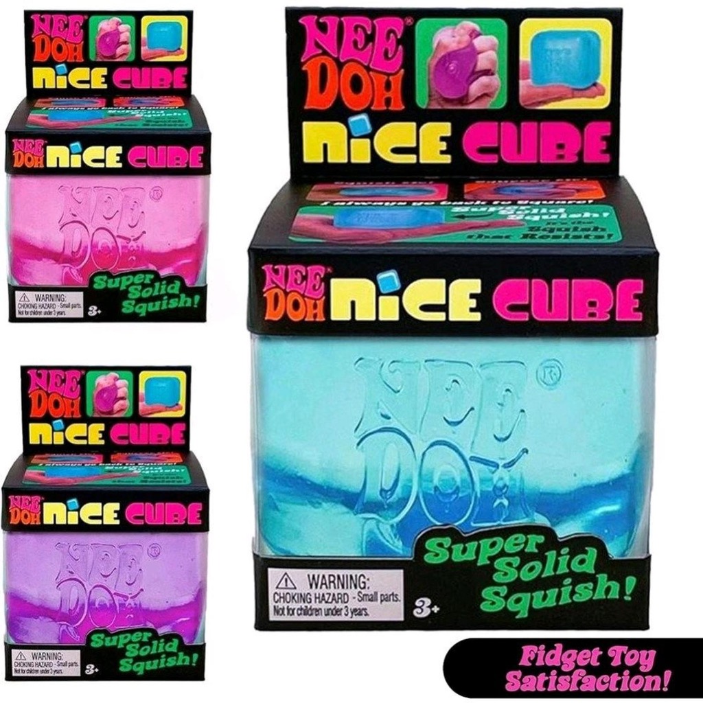 NeeDoh Nice Cube Mirror Good Quality - Squishy Toy - Sensory Squeeze Toys - Washable
