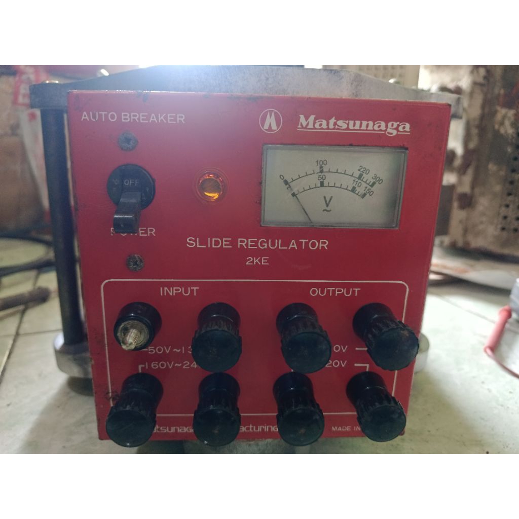 slide regulator matsunaga 2000 watt made in japan