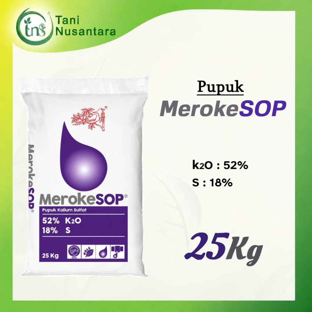Pupuk Meroke SOP Kalium Sulfat K2O 50%