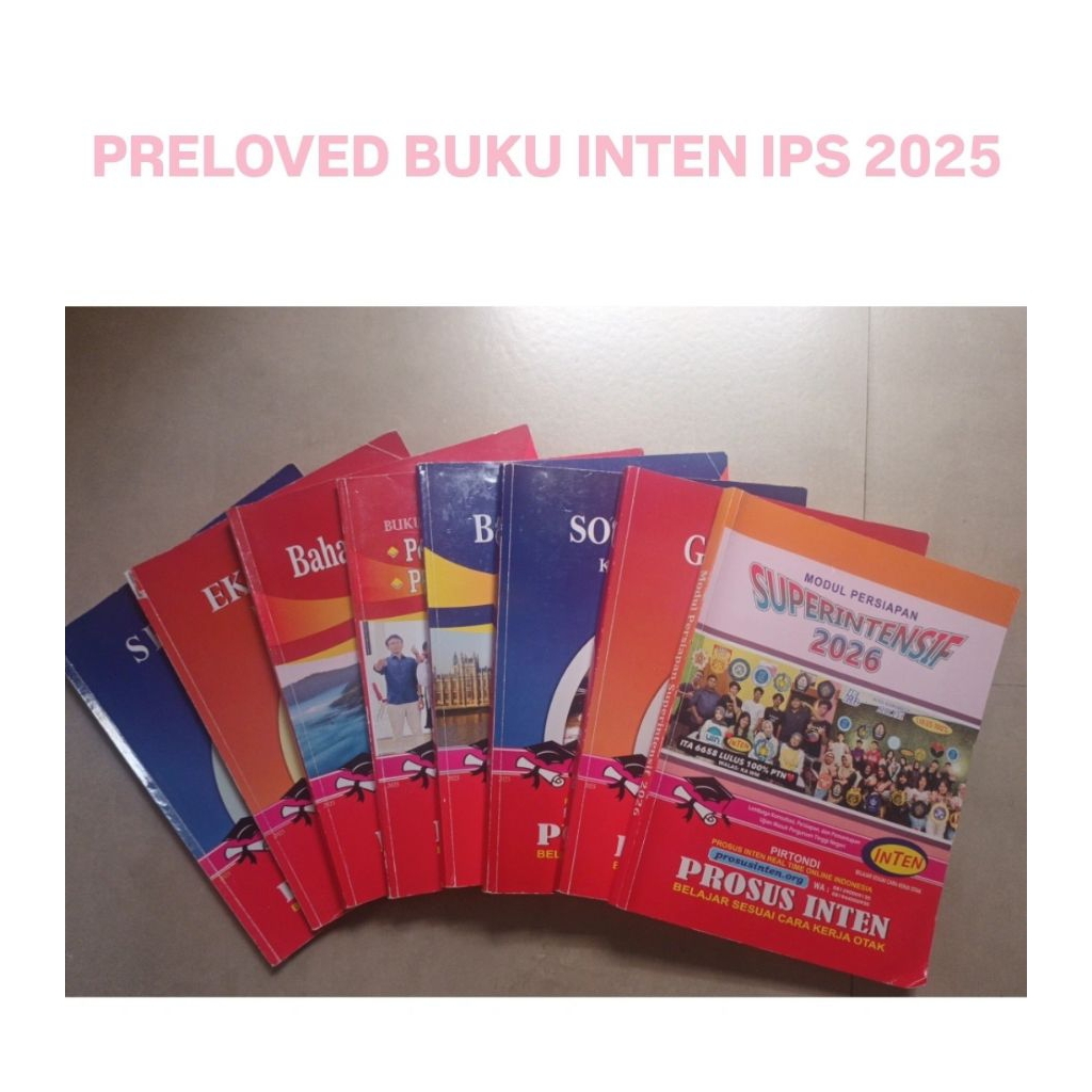 PRELOVED BUKU INTEN SOSHUM TA 2025-2026