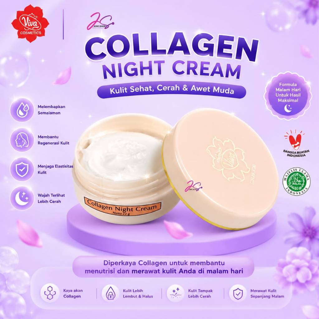 VIVA QUEEN COLLAGEN NIGHT CREAM | COLLAGEN CREAM
