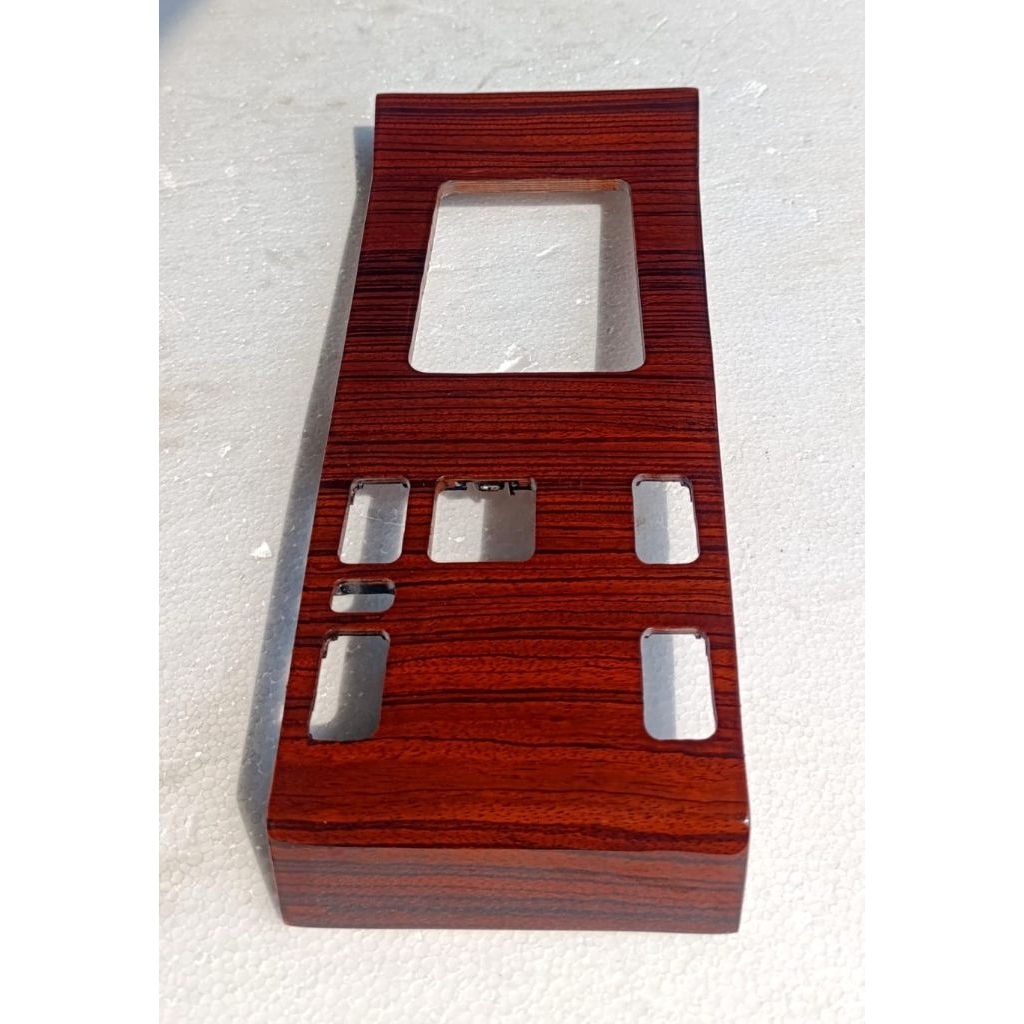 Shifter Frame Panel Console For Mercedes W124 Burl Wood Handmade Zebrano