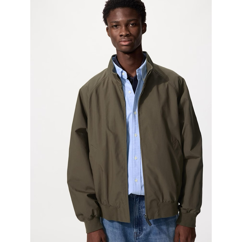 PO UNIQLO HARRINGTON JACKET OLIVE