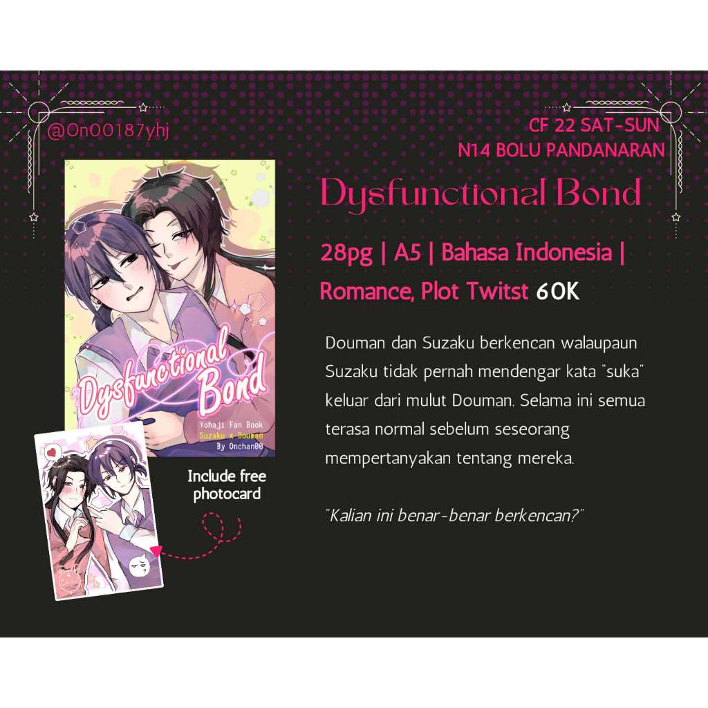 [Yohaji] Fanbook Doujinshi Dysfunctional Bond
