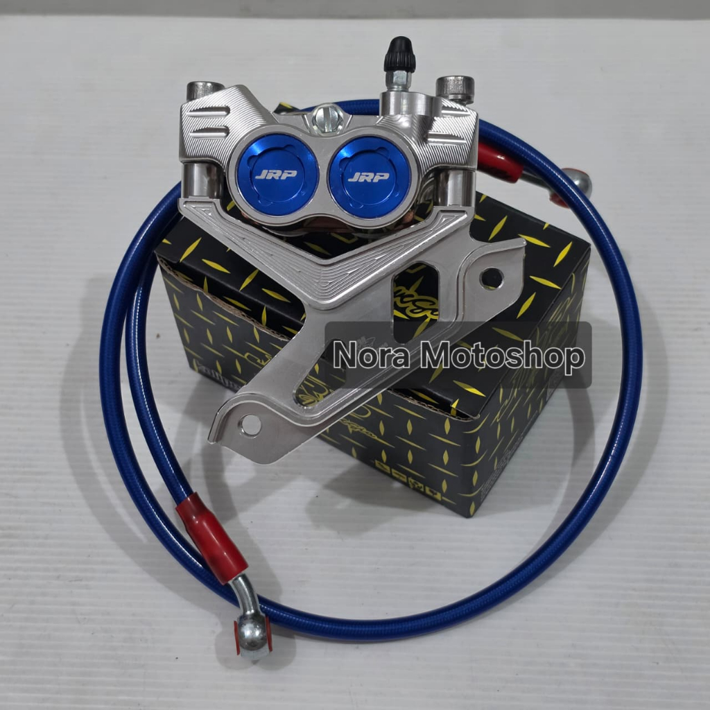 Paket breket kaliper formula JRP kharisma / supra / wave old untuk piringan 300mm
