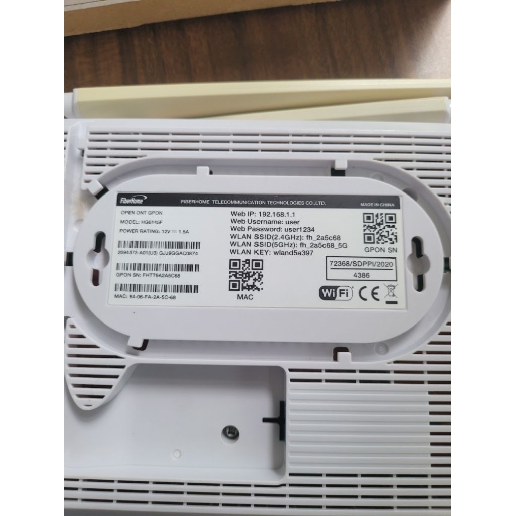 fiberhome hg6145f