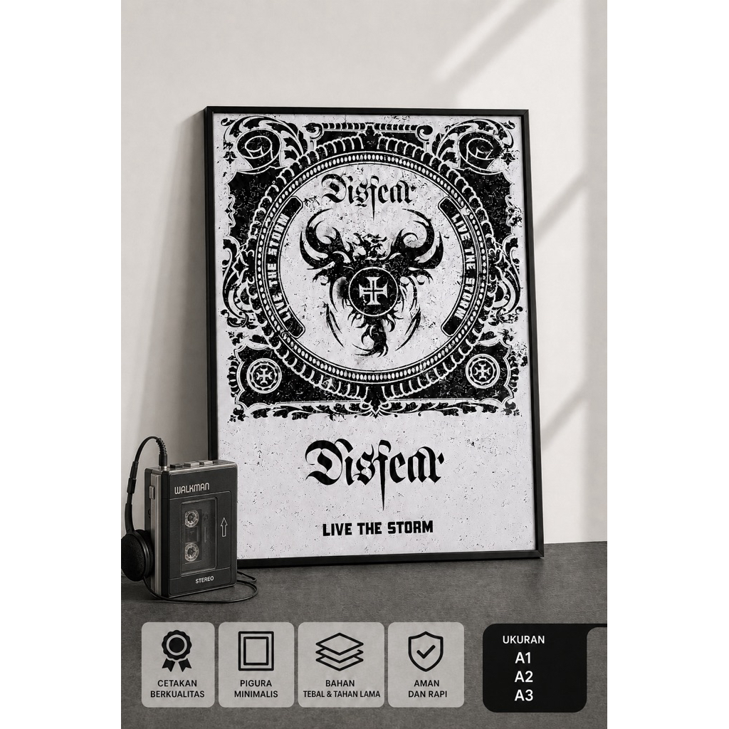 Poster + Frame Block Band