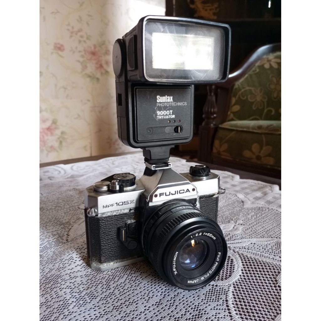 Kamera Analog Film Jadul Antik Merk FUJICA MPF 105X Vintage Lawas Tua Kuno Retro