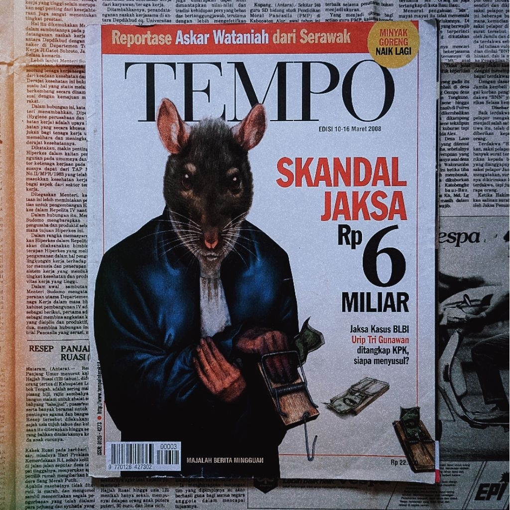 Majalah Tempo, No. 03/2008 - Skandal Jaksa Rp6 Miliar 