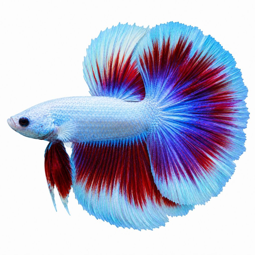 Hiasan aquarium cupang halfmoon