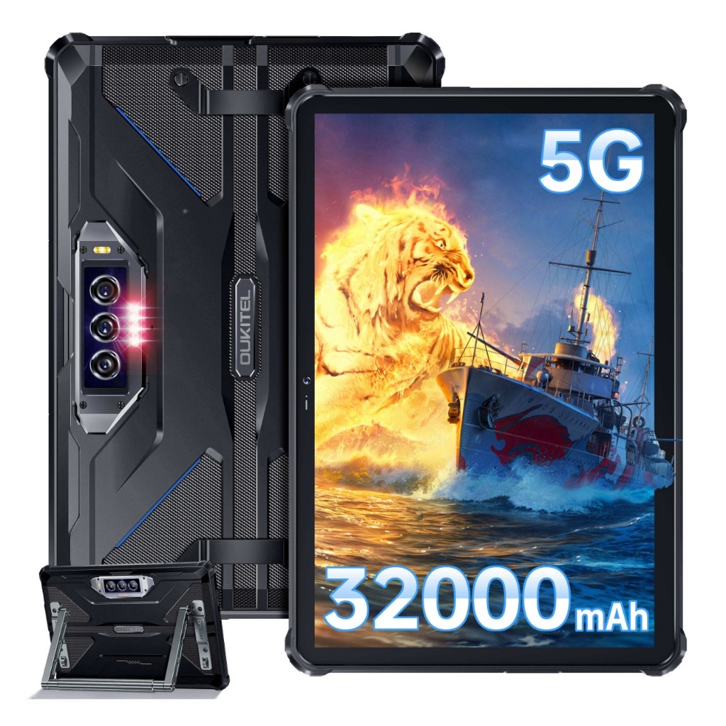 Oukitel RT7 TITAN 5G rugged tablet 24GB/512GB 32000mAh 33W Dimensity 7050 10.1" 1200 x 1920